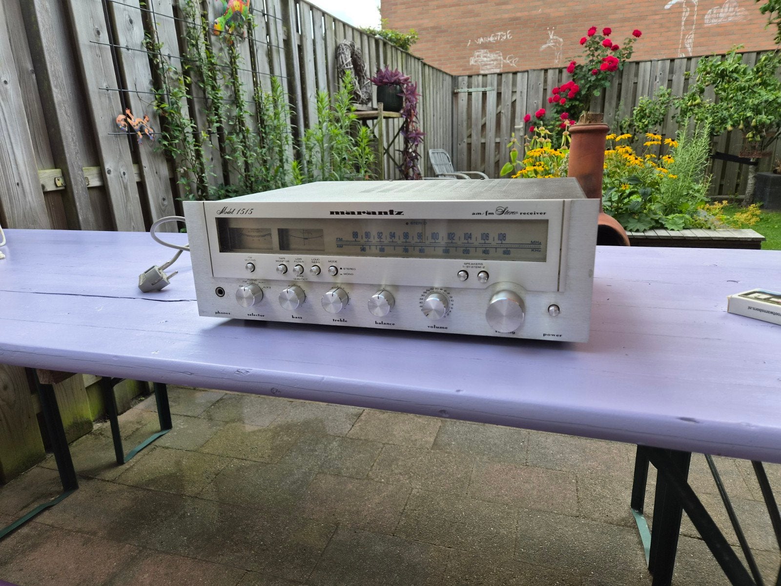 Marantz Model 1515 AM/FM Stereo Receiver, Gebruikt, Ophalen, Marantz, Minder dan 60 watt