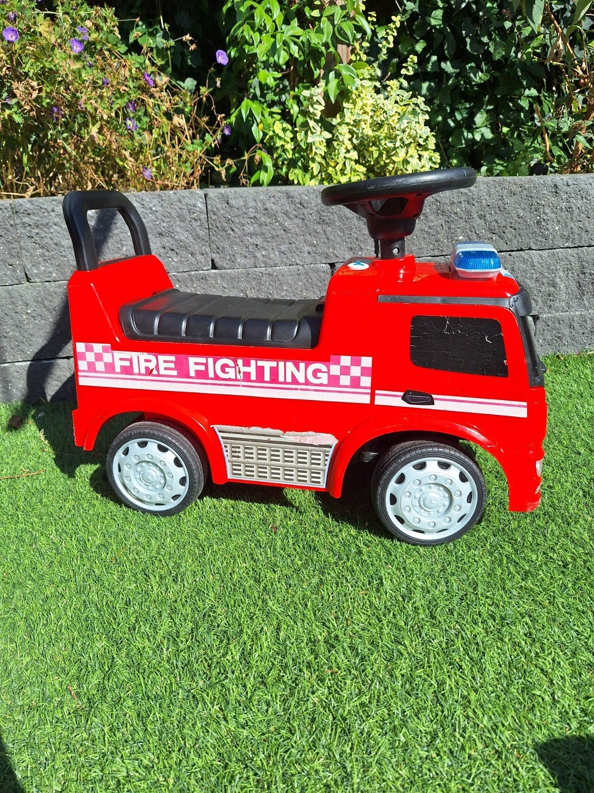brandweer loopauto, Ophalen, Gebruikt