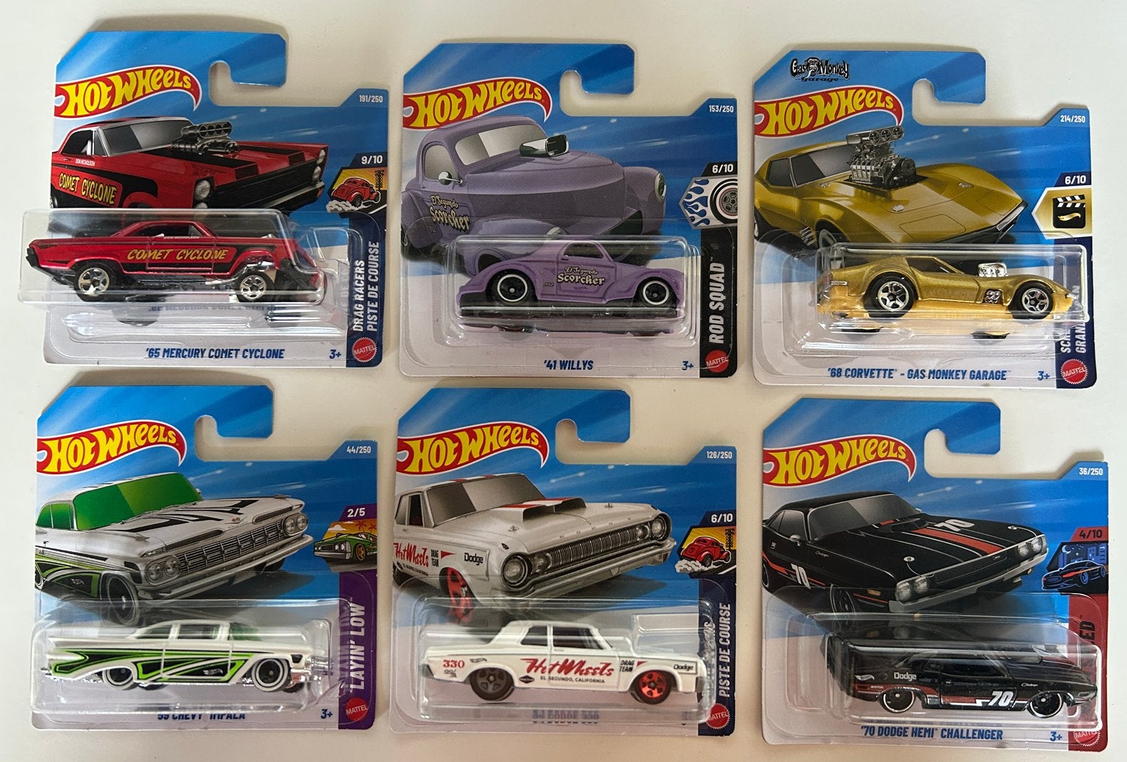 Hot Wheels Collectie - 6 Nieuwe Diecast Auto's, Ophalen of Verzenden, Nieuw
