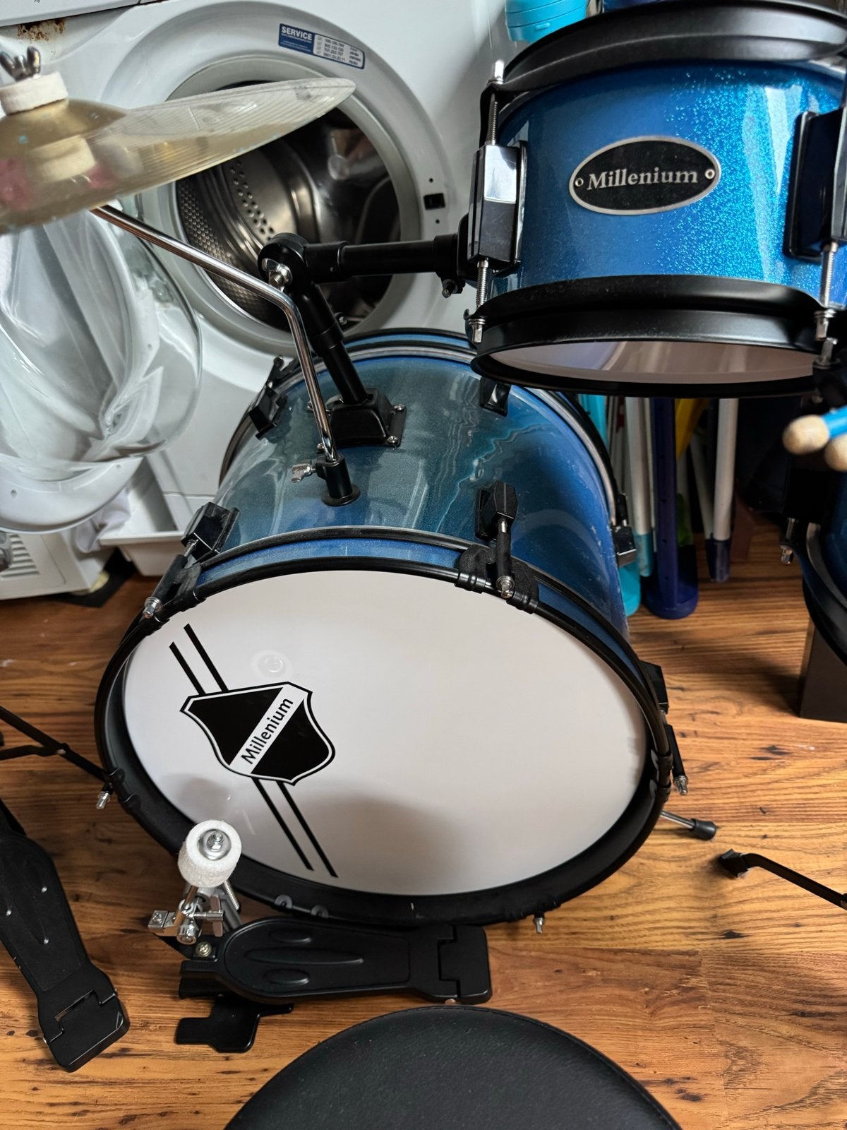 Millenium Kinderdrumstel (professioneel), Muziek en Instrumenten, Ophalen, Gebruikt, Overige merken