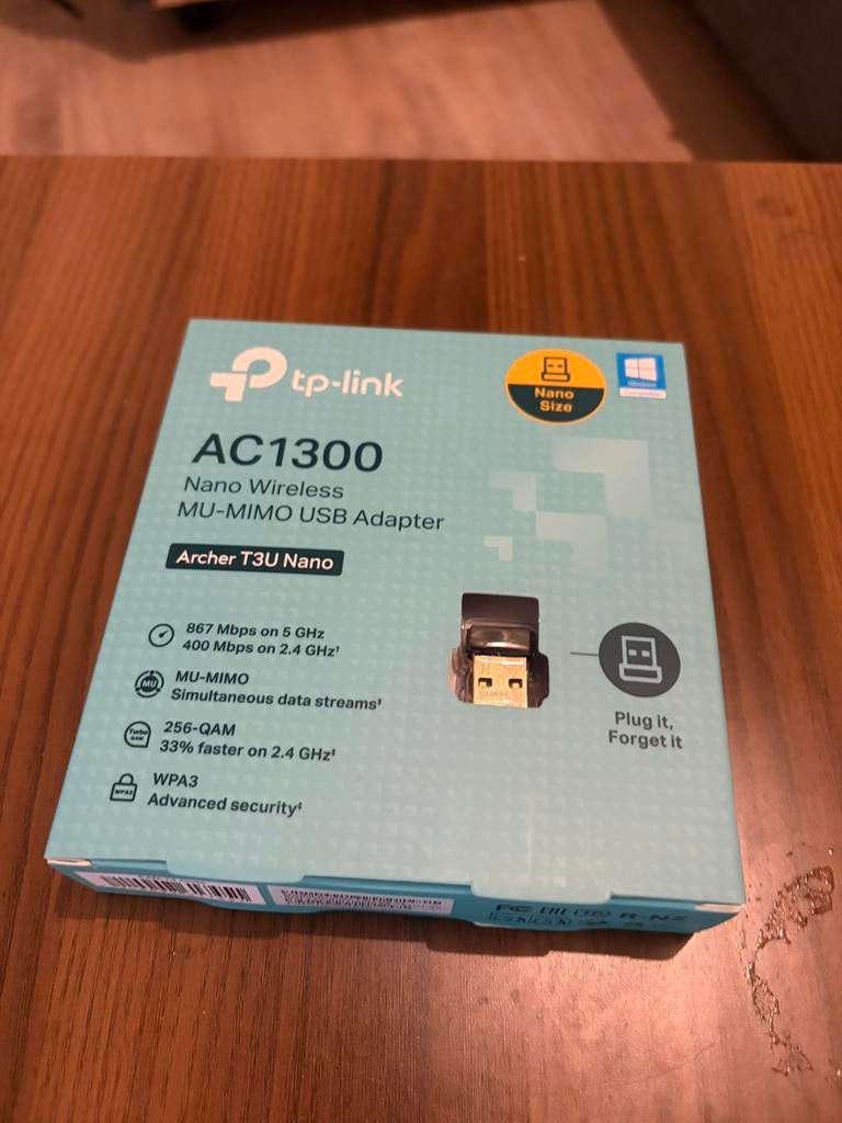 Tp-link Wifi usb adapter, Computers en Software, USB Sticks, Ophalen, Zo goed als nieuw, 2 TB of meer