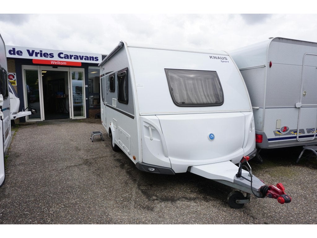 Knaus Sport 420 QD bed 208 cm, 950 kg,mover, Schokbreker, Bedrijf, Treinzit, 750 - 1000 kg