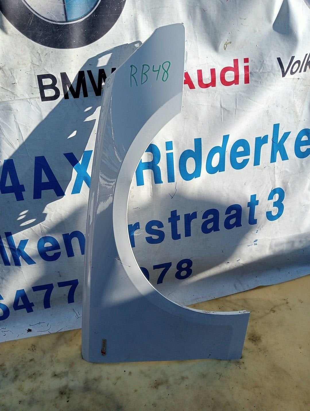 Audi A4 8W B9 facelift voorscherm spatbord 8W0821092 Rechts, Auto-onderdelen, Gebruikt, -, Links, Ophalen of Verzenden