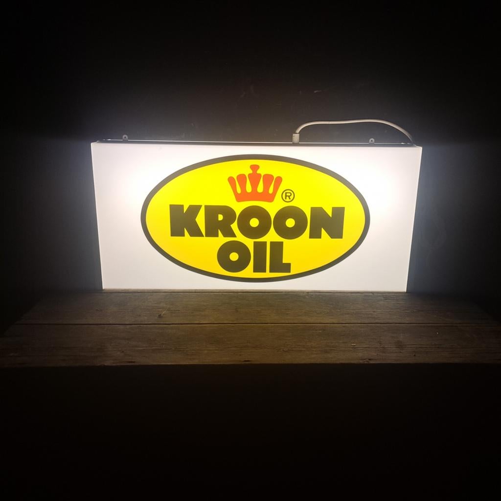Kroon Oil lichtbak N.o.s splinternieuw, Verzamelen, Merken en Reclamevoorwerpen, Ophalen, Lichtbak of (neon) lamp