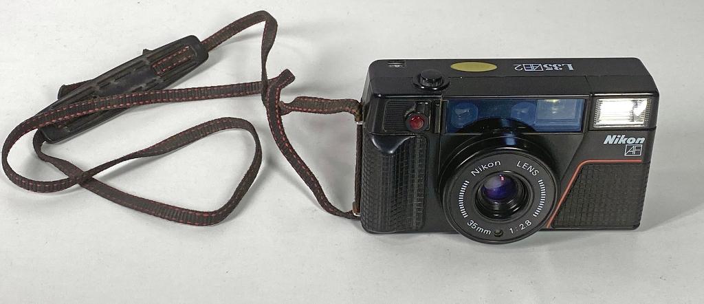 Nikon L35AF en AF2, 3 stuks, analoge compact, Audio, Tv en Foto, Fotocamera's Analoog, Gebruikt, Compact, Nikon, Ophalen
