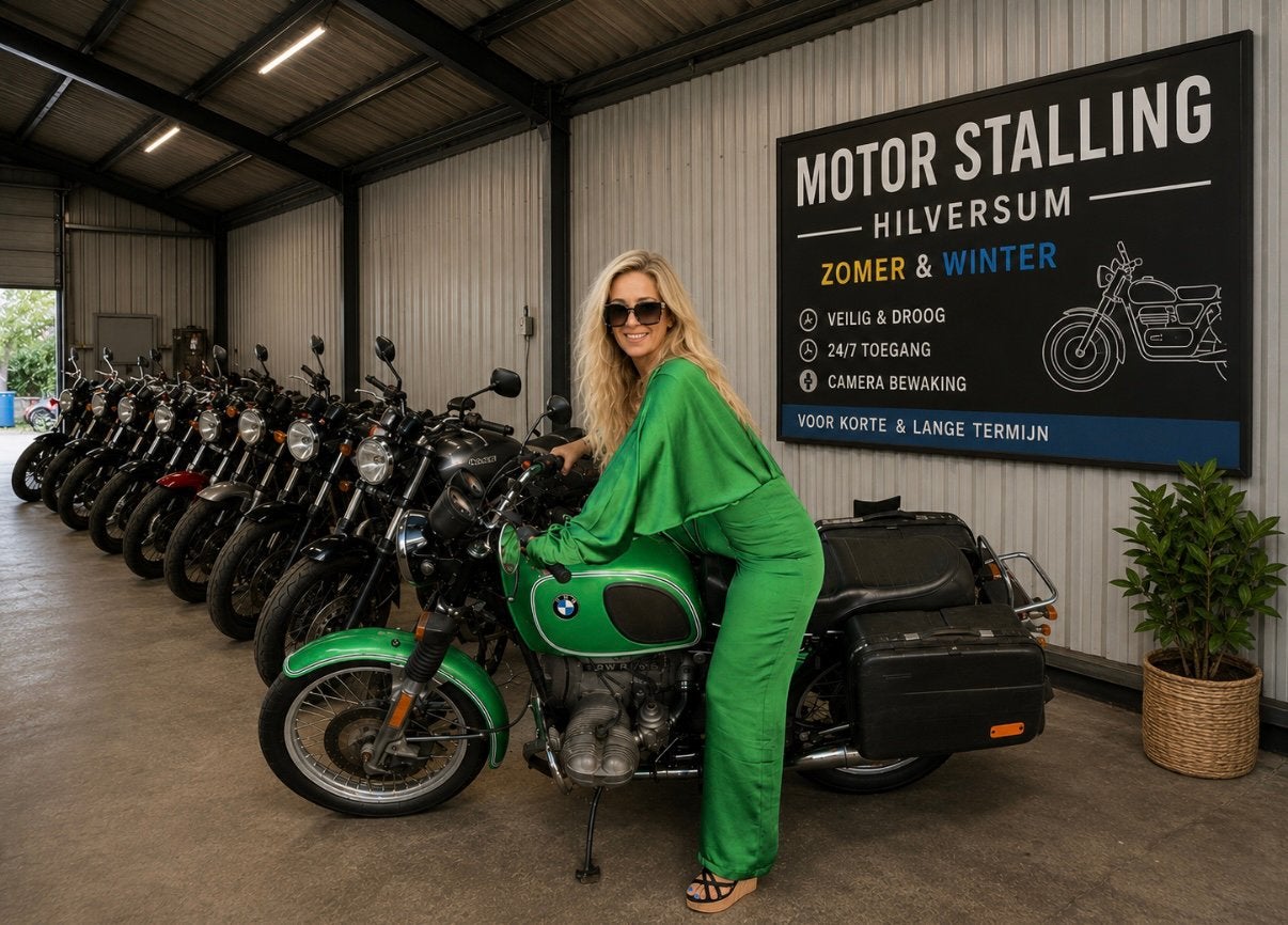 Motorstalling Hilversum €35 p/m – 24/7 toegang, Ophalen of Verzenden, Gebruikt