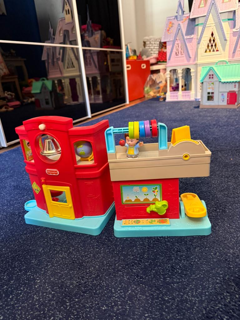 Fisher Price Little People school, Ophalen, Zo goed als nieuw, Speelset