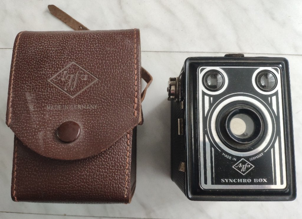 Kleine verzameling van 6 vintage antieke foto camera's, Verzamelen, Fotografica en Filmapparatuur, Ophalen, Voor 1940, Fototoestel