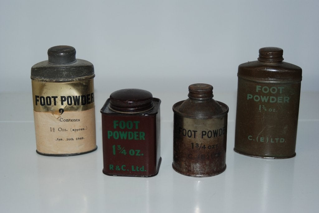 Foot Powder, Verzamelen, Ophalen of Verzenden, Landmacht, Engeland, Overige typen