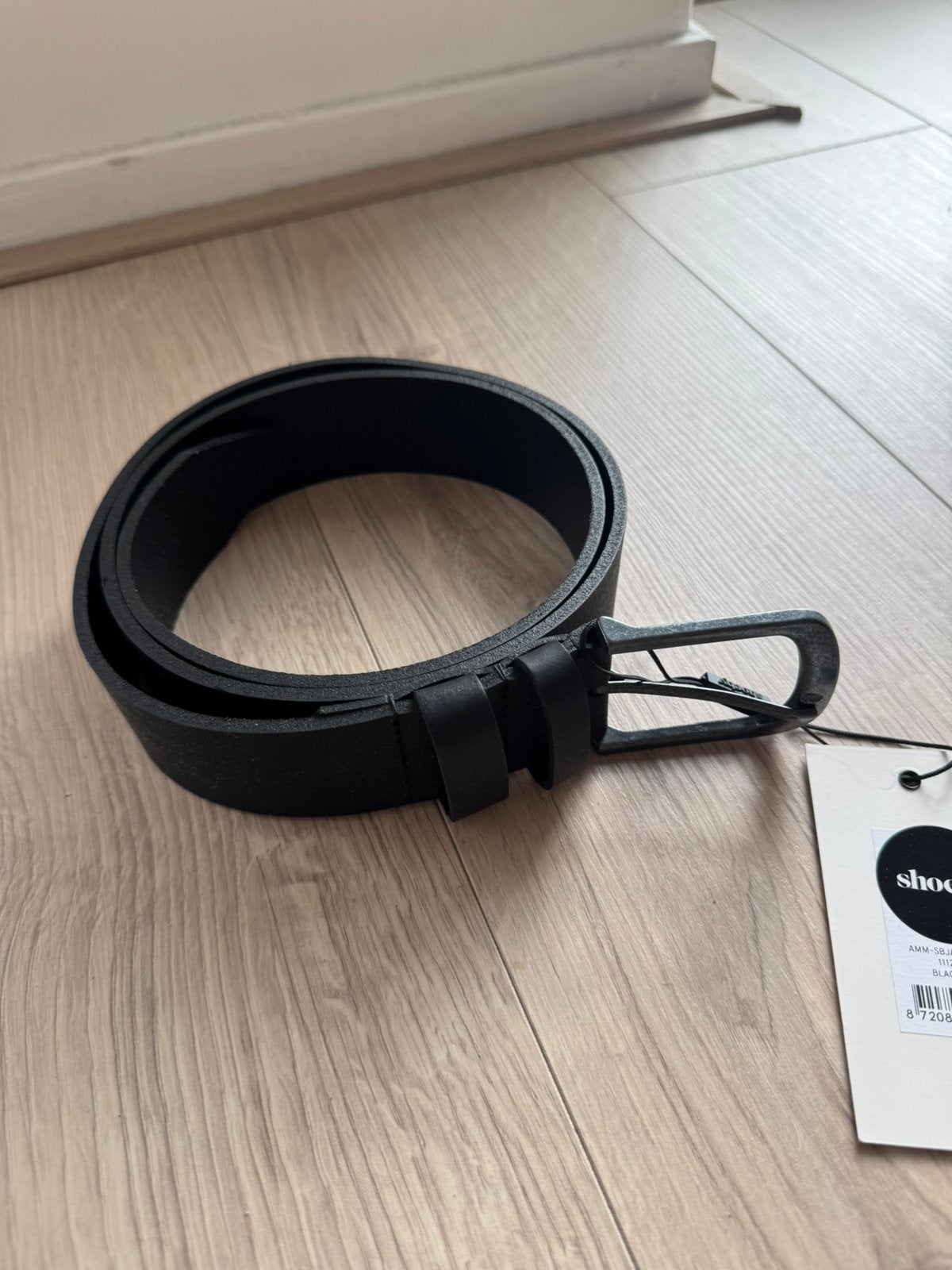 Leren Riem Zwart (NIEUW), Shoeby, 95 tot 105 cm, Nieuw, Ophalen of Verzenden
