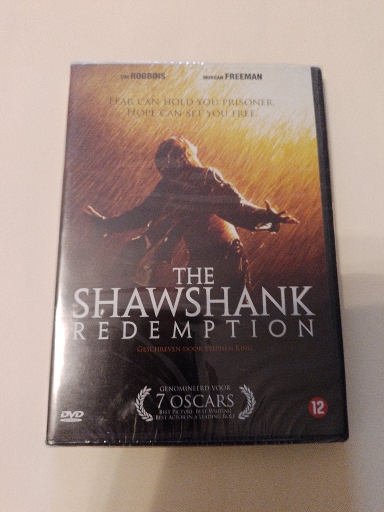 The Shawshank redemption - Morgan Freeman - dvd - nieuwstaat, Vanaf 12 jaar, Ophalen of Verzenden, Nieuw in verpakking, Overige genres
