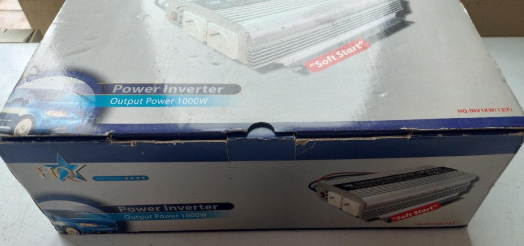 HQ Power Inverter 1000W - 12V DC naar 230V AC, Ophalen, Nieuw