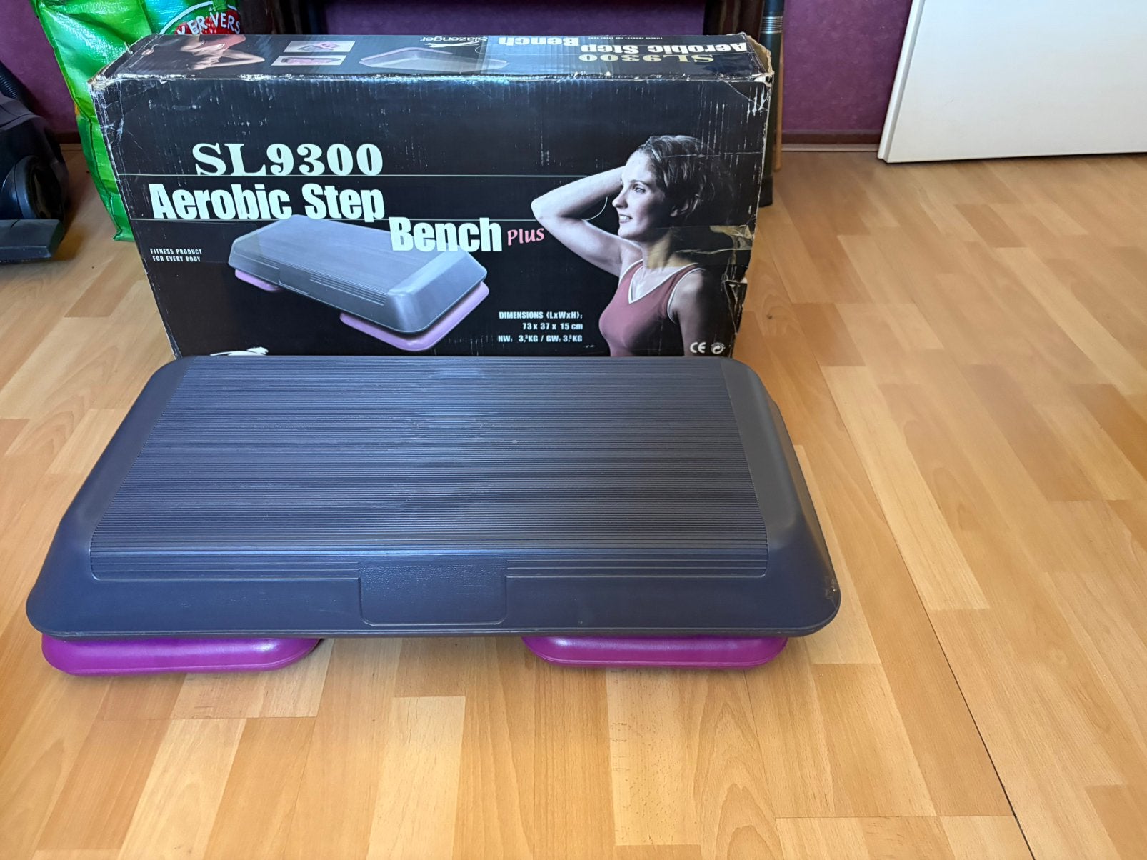 Aerobic steps bankje, Sport en Fitness, Ophalen, Gebruikt, Stepbank