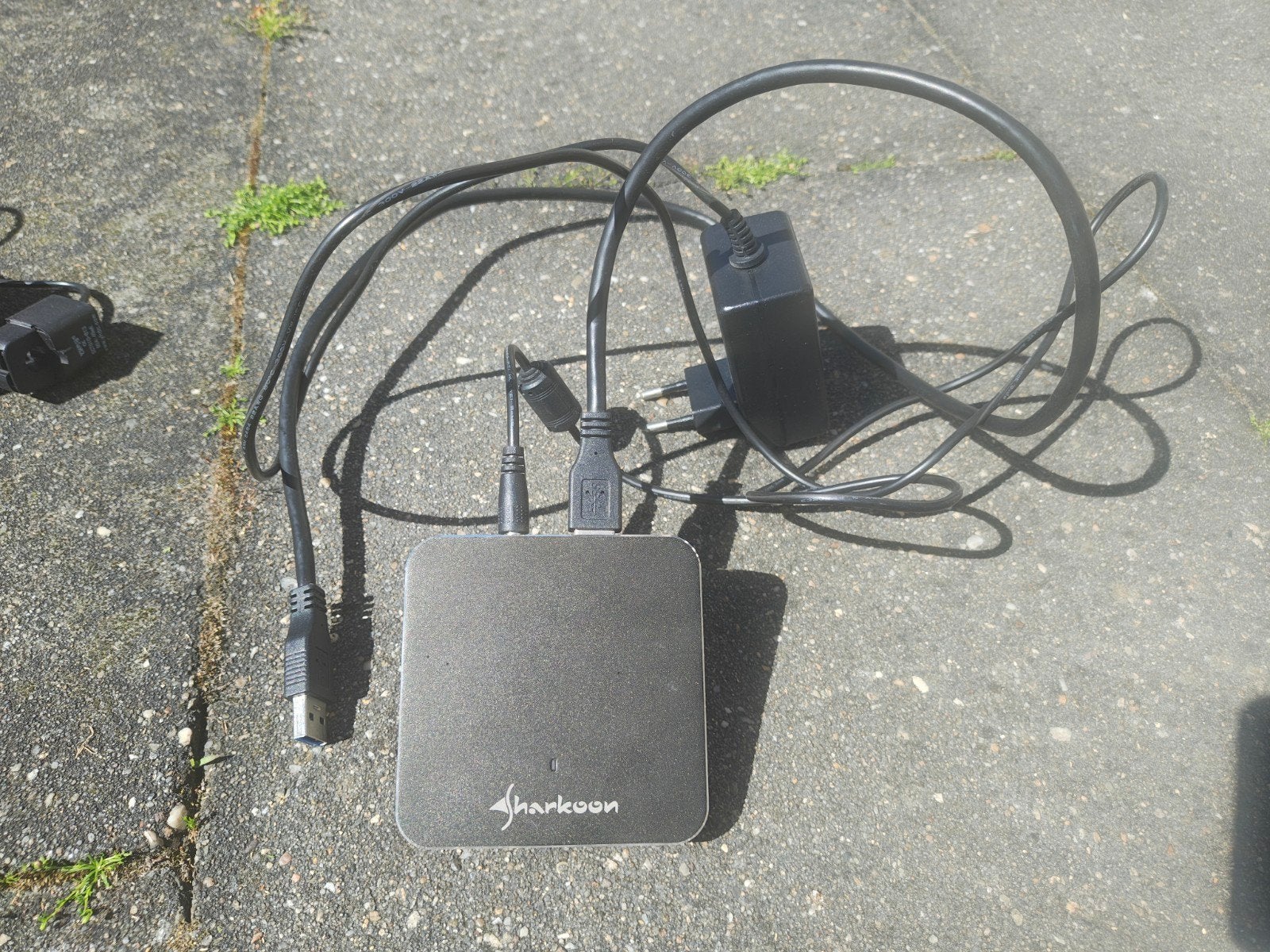 Sharkoon 7-Port USB 3.0 Aluminium Slim Hub, Computers en Software, Ophalen of Verzenden, Gebruikt