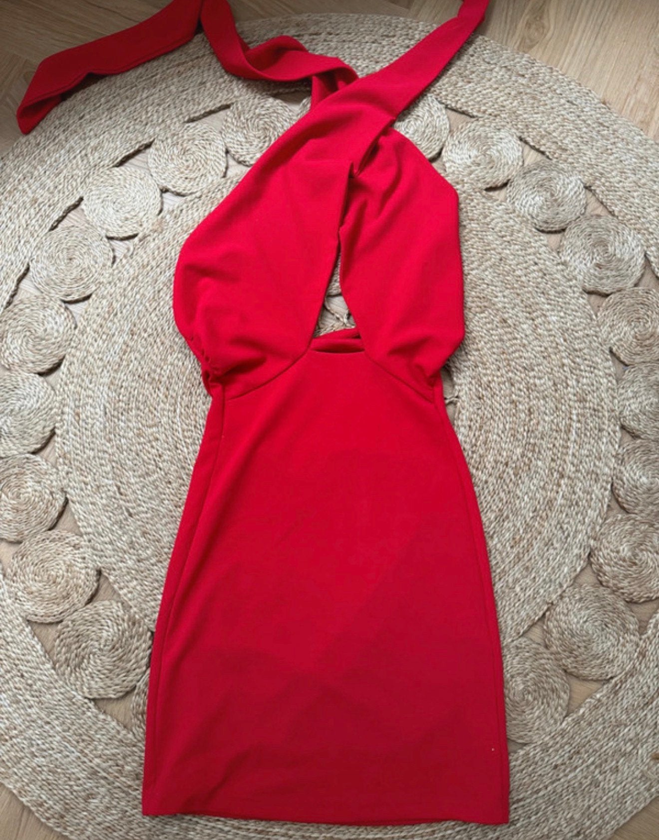 Rode jurk met open rug | Most Wanted | maat S, Cocktailjurk, Ophalen of Verzenden, Maat 36 (S), Gedragen