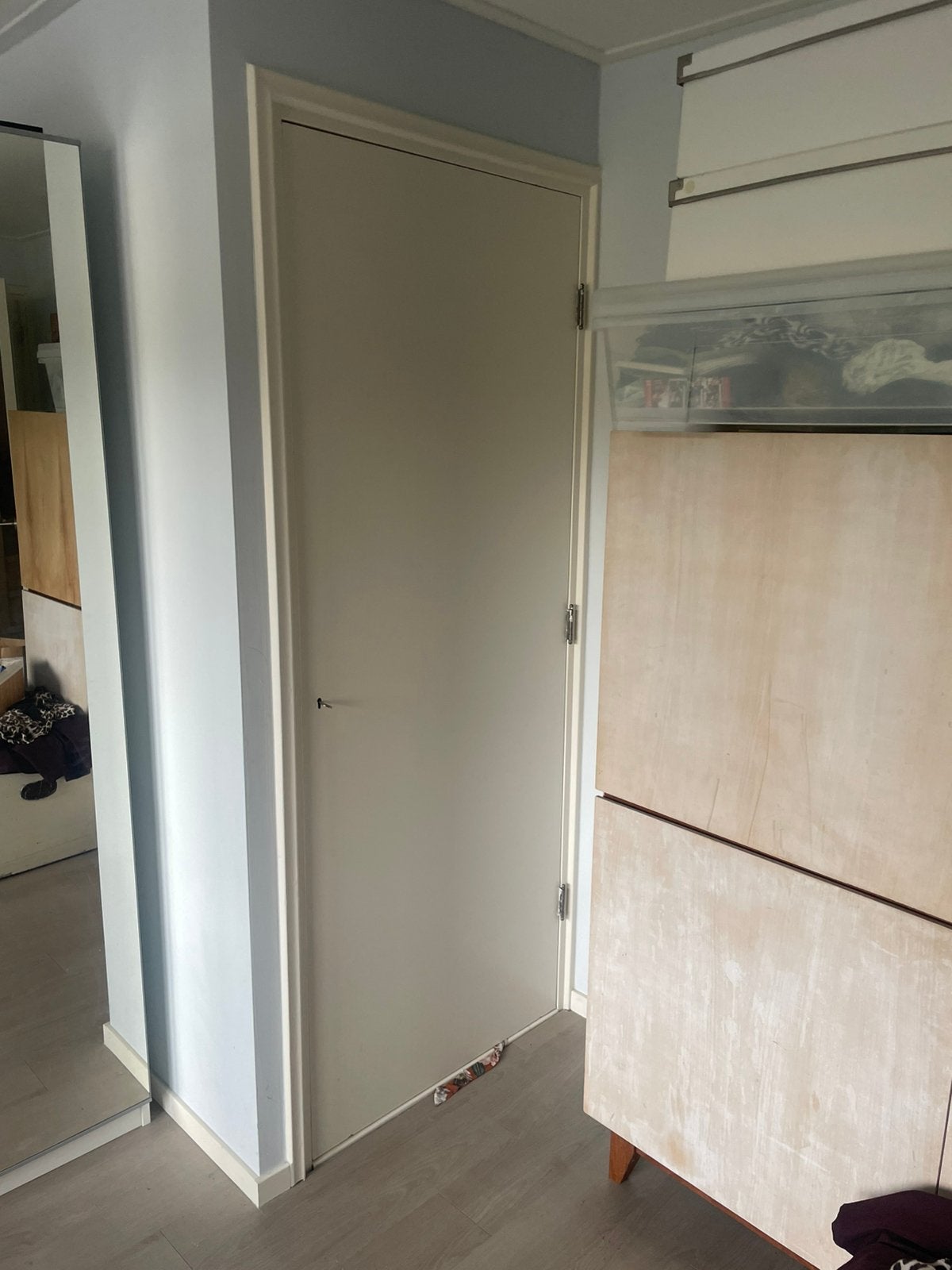 Deur uit vaste kast. Incl sleutel., Ophalen, Minder dan 80 cm, Binnendeur, Zo goed als nieuw