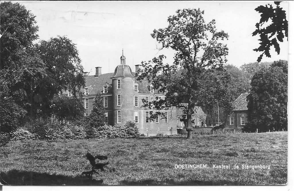 Doetinchem Kasteel de Slangenborg., Ophalen of Verzenden, 1960 tot 1980, Gelopen, Gelderland