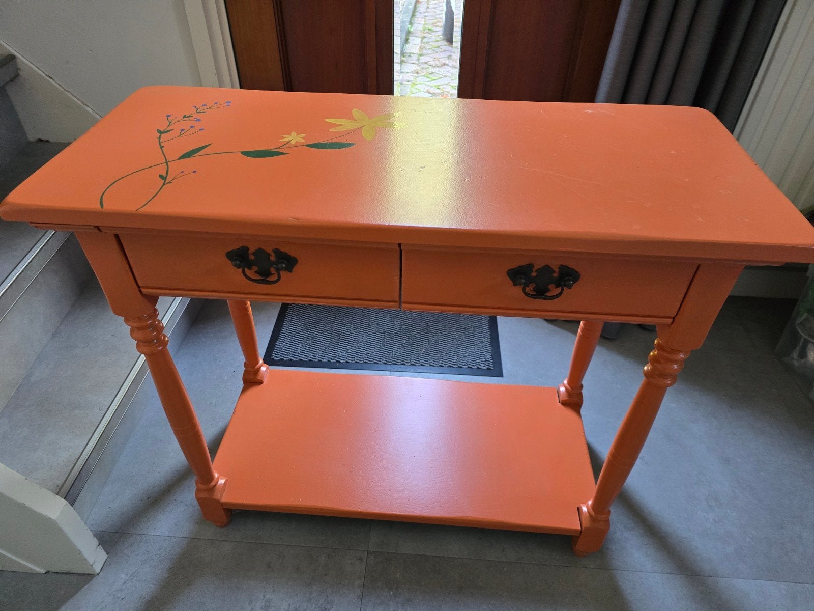 Ladekastje / bijzettafeltje, Ophalen, Rechthoekig, Minder dan 55 cm