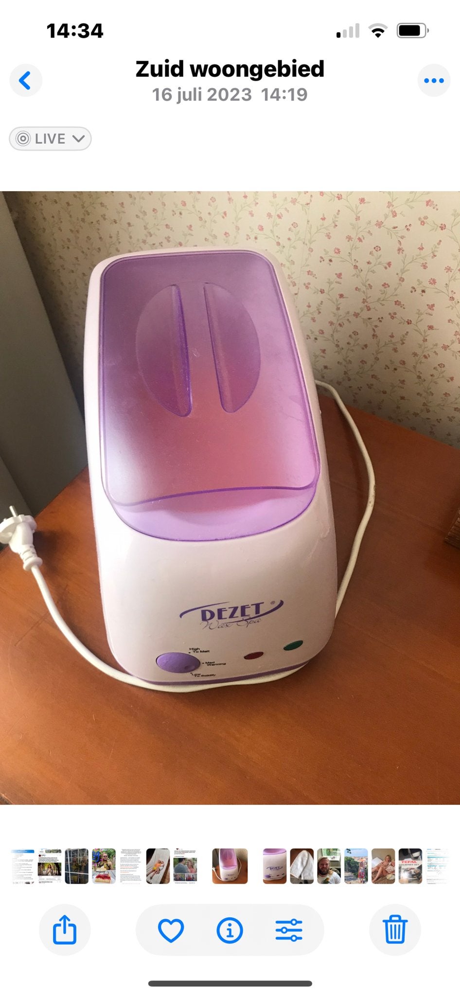 DEZET Wax Spa - Waxverwarmer voor thuisgebruik, Ophalen, Gebruikt, Overige typen