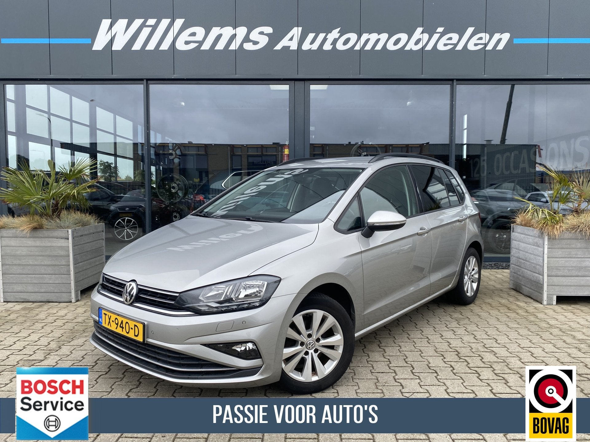 Volkswagen Golf Sportsvan 1.0 TSI Comfortline Adaptive Cruis, Auto's, Stof, Gebruikt, Met garantie (alle), Golf Sportsvan