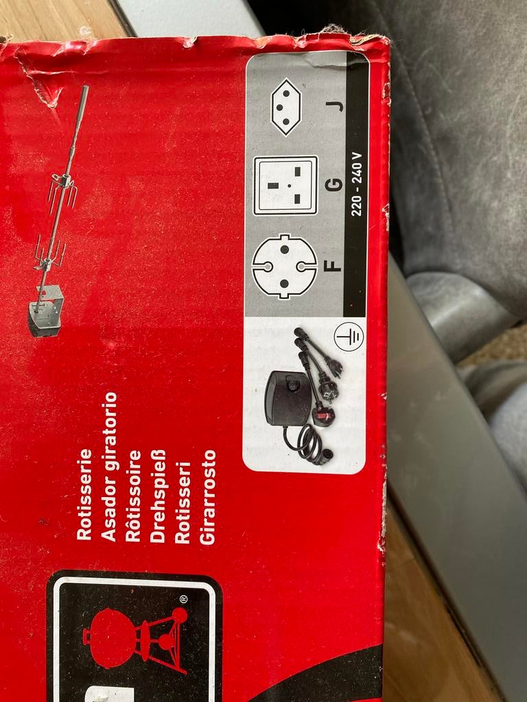 Weber Rotisserie voor Spirit II 200/300 & Spirit 500/700, Ophalen of Verzenden, Nieuw