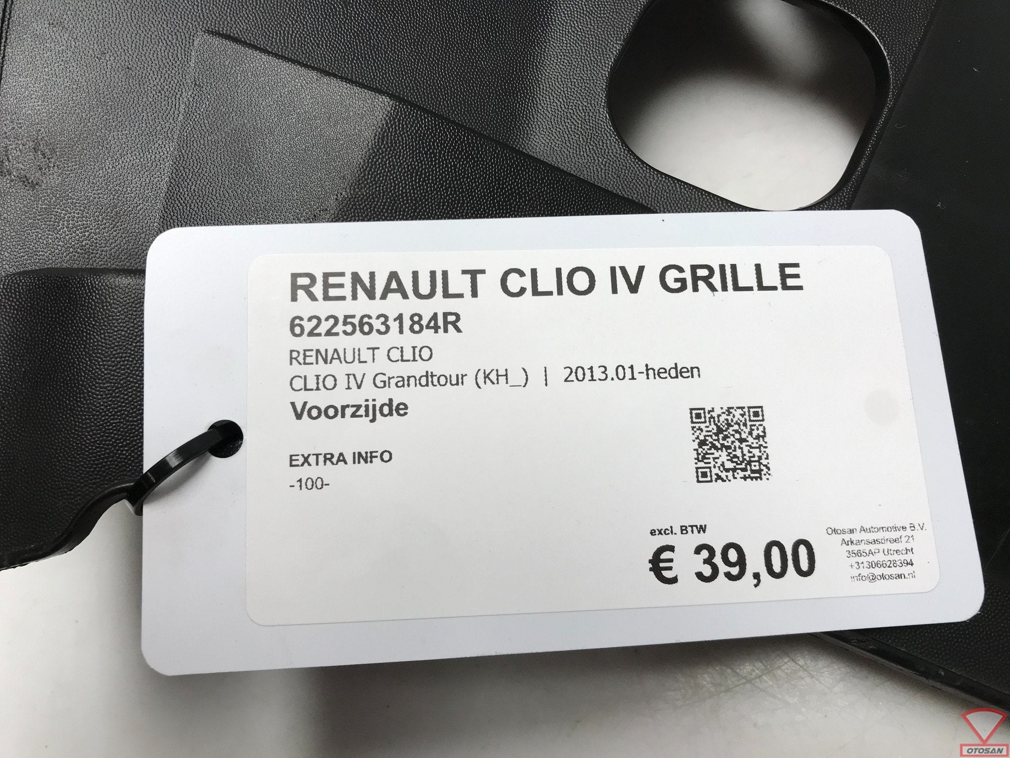 Renault Clio IV 2013+ Grille Grill Origineel! 622563184R, Renault Group, Gebruikt, Contact.group@renault.com, Ophalen of Verzenden