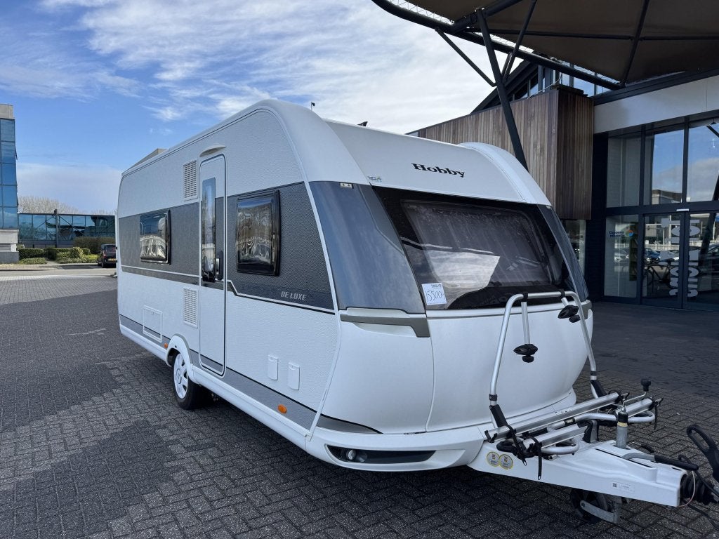 Hobby De Luxe 2020 MOVER + TENT 270!!!, Caravans en Kamperen, Schokbreker, Bedrijf, Treinzit, 4 tot 5 meter