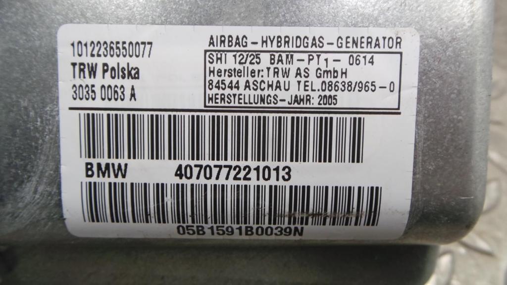 BMW 7 SERIES 730D E65 AIRBAG LINKS 2005, Ophalen of Verzenden, Gebruikt, ARN erkend