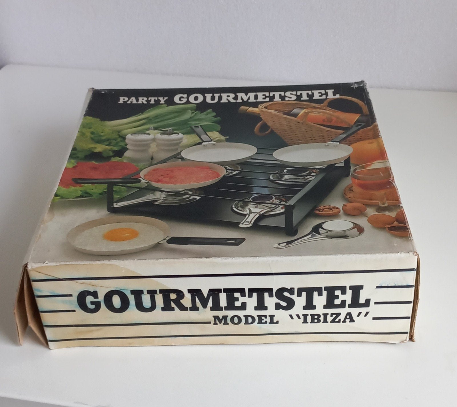 Vier persoons gourmetstel, Witgoed en Apparatuur, Gourmetstellen, Ophalen of Verzenden, 4 t/m 7 personen