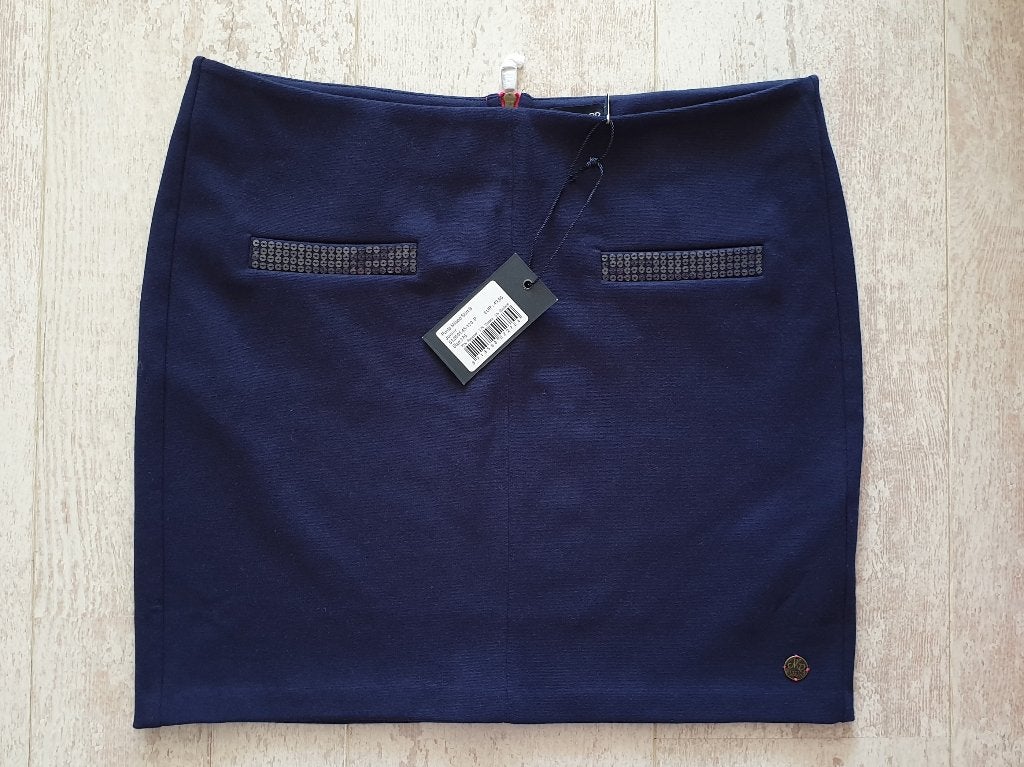 McGregor feest rokje met pailletjes marineblauw 176/ 16 jaar, McGregor, Meisje, Nieuw, Ophalen of Verzenden