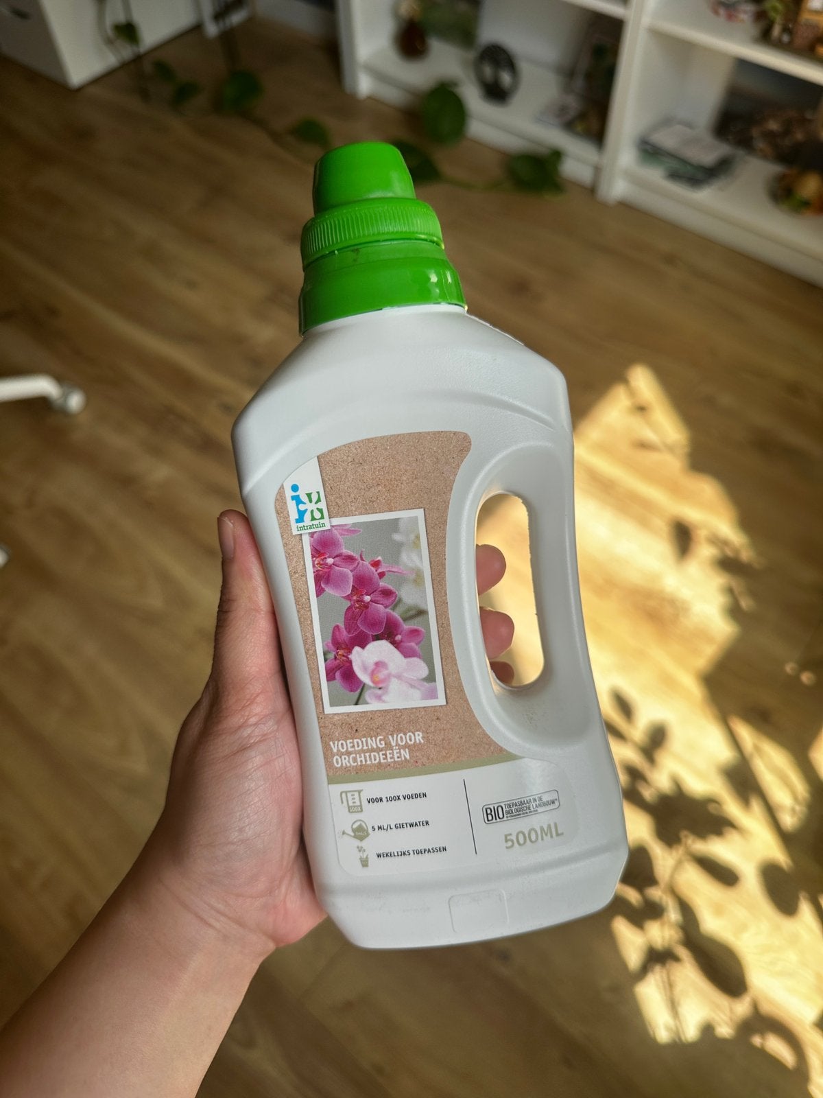 Intratuin voeding voor orchideeen 500ml, Tuin en Terras, Ophalen of Verzenden, Zo goed als nieuw