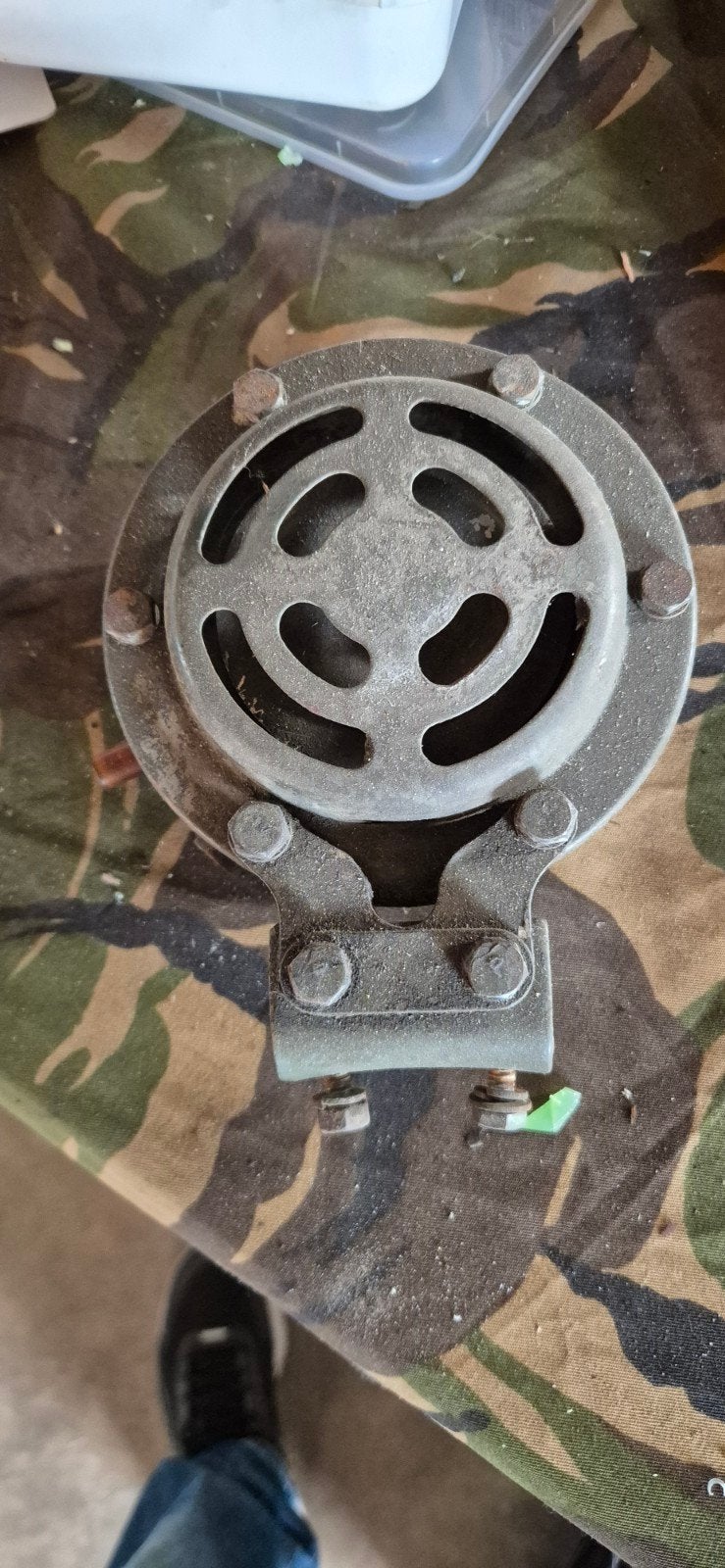 Originele Nekaf Jeep Claxon 24V - Werkt, Vreemd Geluid, Ophalen of Verzenden, Nekaf, Info@ m38a1.nl, Nekaf