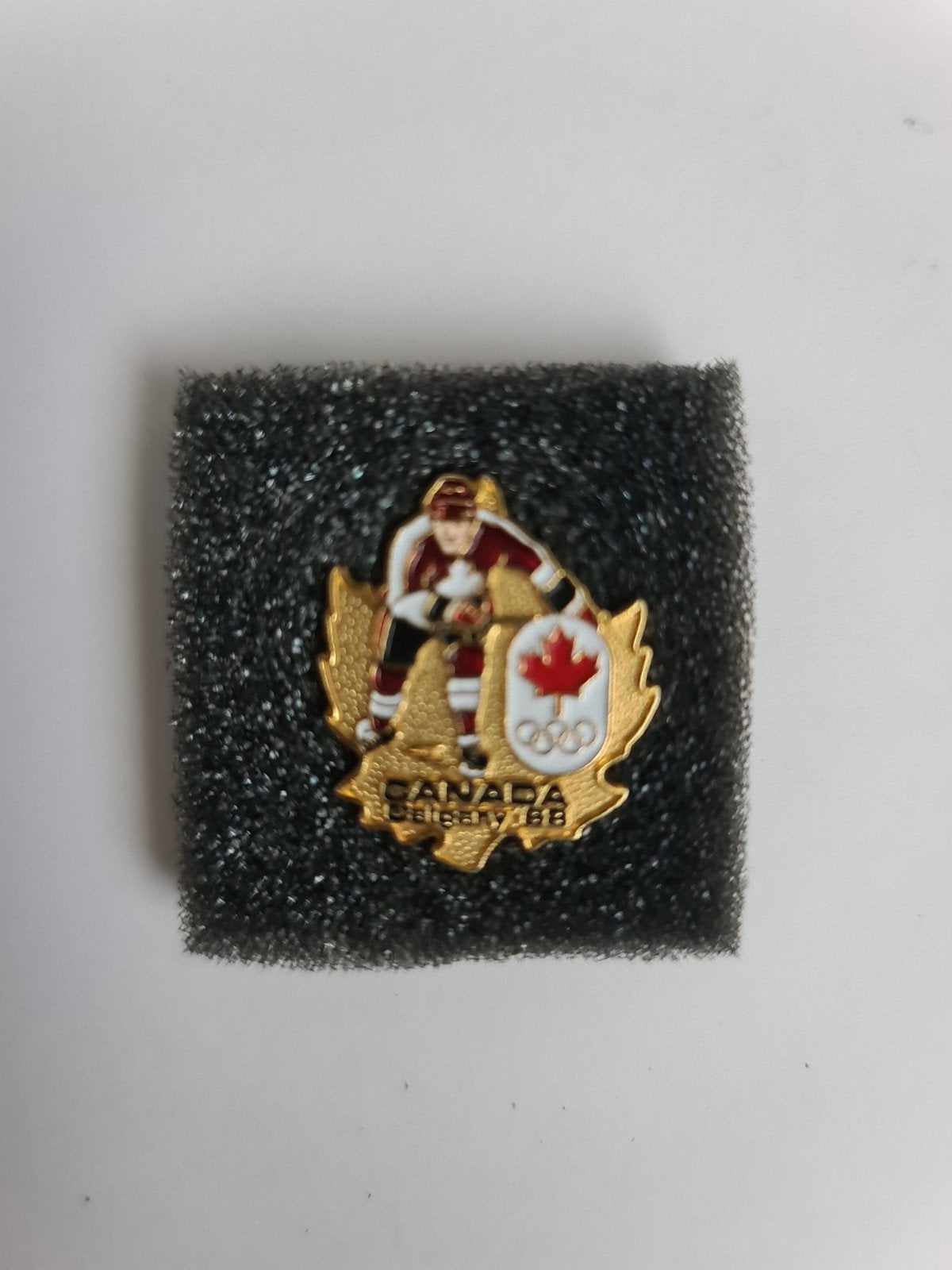 Speldje Canada IJshockey Calgary 1988 Olympische Spelen, Ophalen of Verzenden