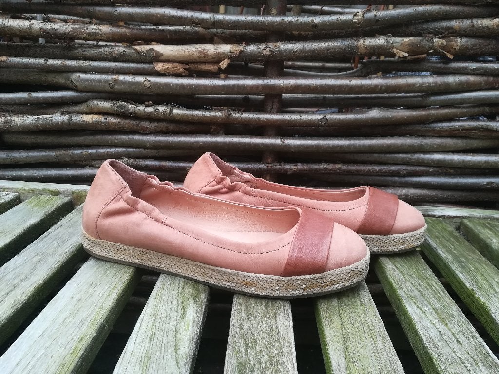 Via Vai Ballerina's Leer Bruin maat 40, Via Vai, Bruin, Zo goed als nieuw, Ballerina's