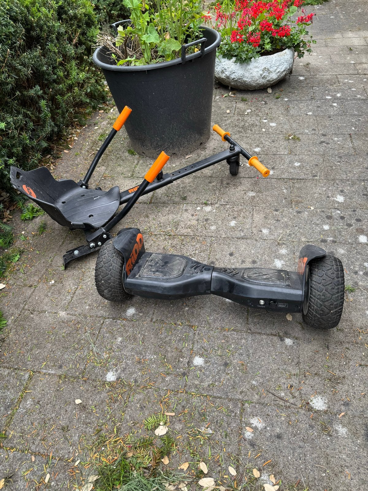 Hoverboard met zitje - accu moet mogelijk vervangen, Ophalen, Gebruikt, Elektrische step (E-scooter)
