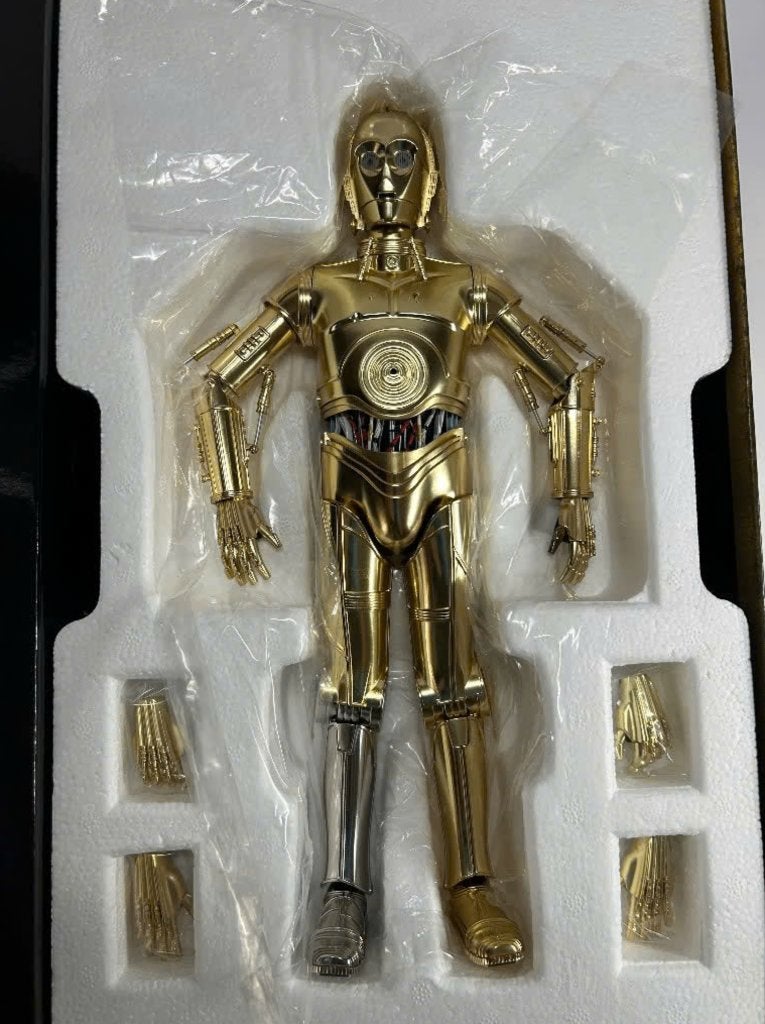Bandai Tamashii Nations Chogokin 12PM C-3PO 1/6 Diecast, Ophalen of Verzenden, Gebruikt, Overige typen