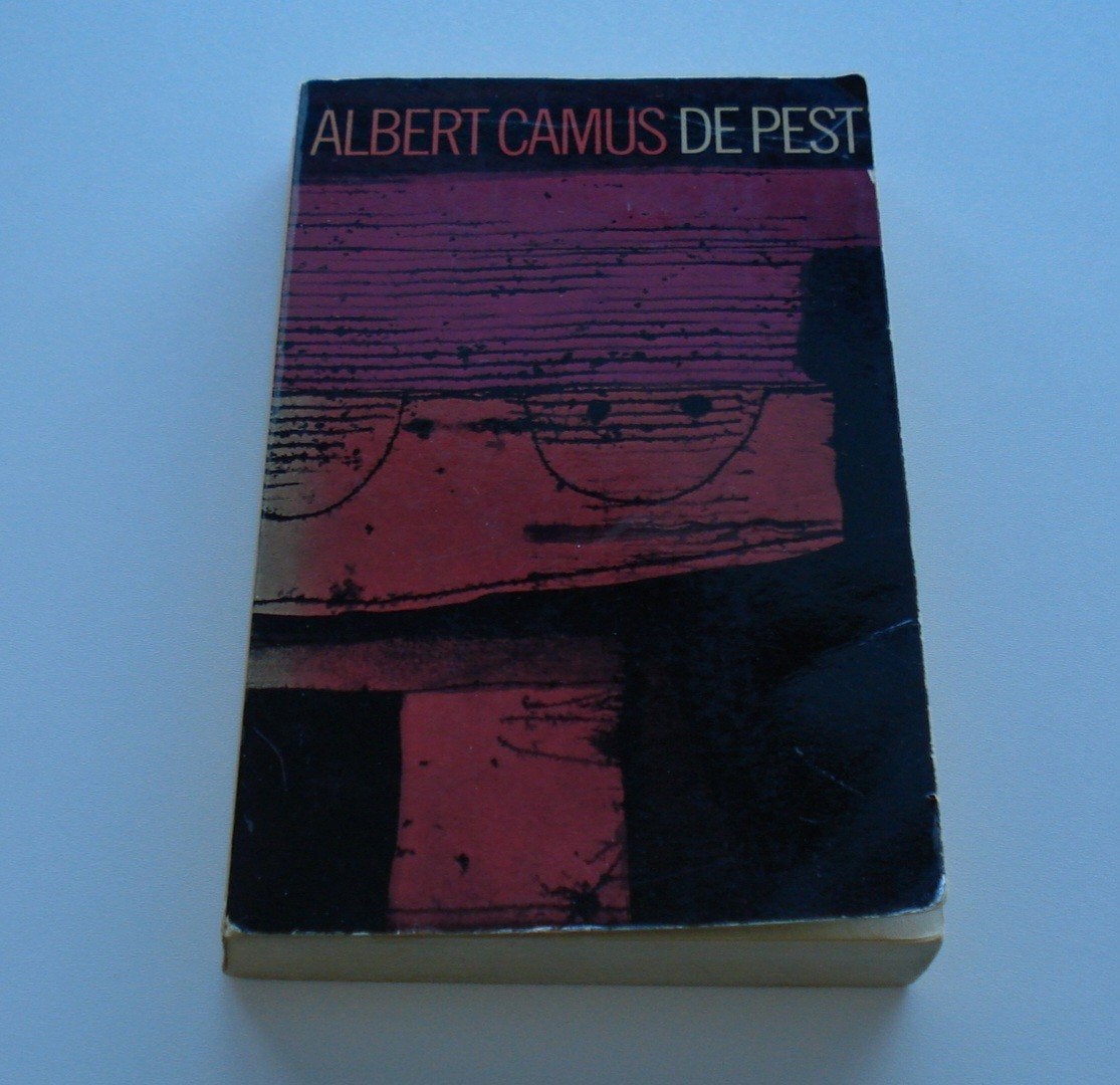 Albert Camus-De Pest (12e druk-1967), Ophalen of Verzenden, Gelezen
