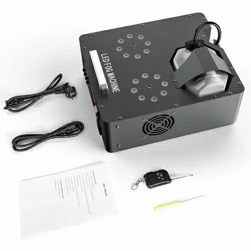 DJLicht 2000W Verticale en Horizontale rookmachine met LED, Geluidgestuurd, Nieuw, Ophalen of Verzenden, .