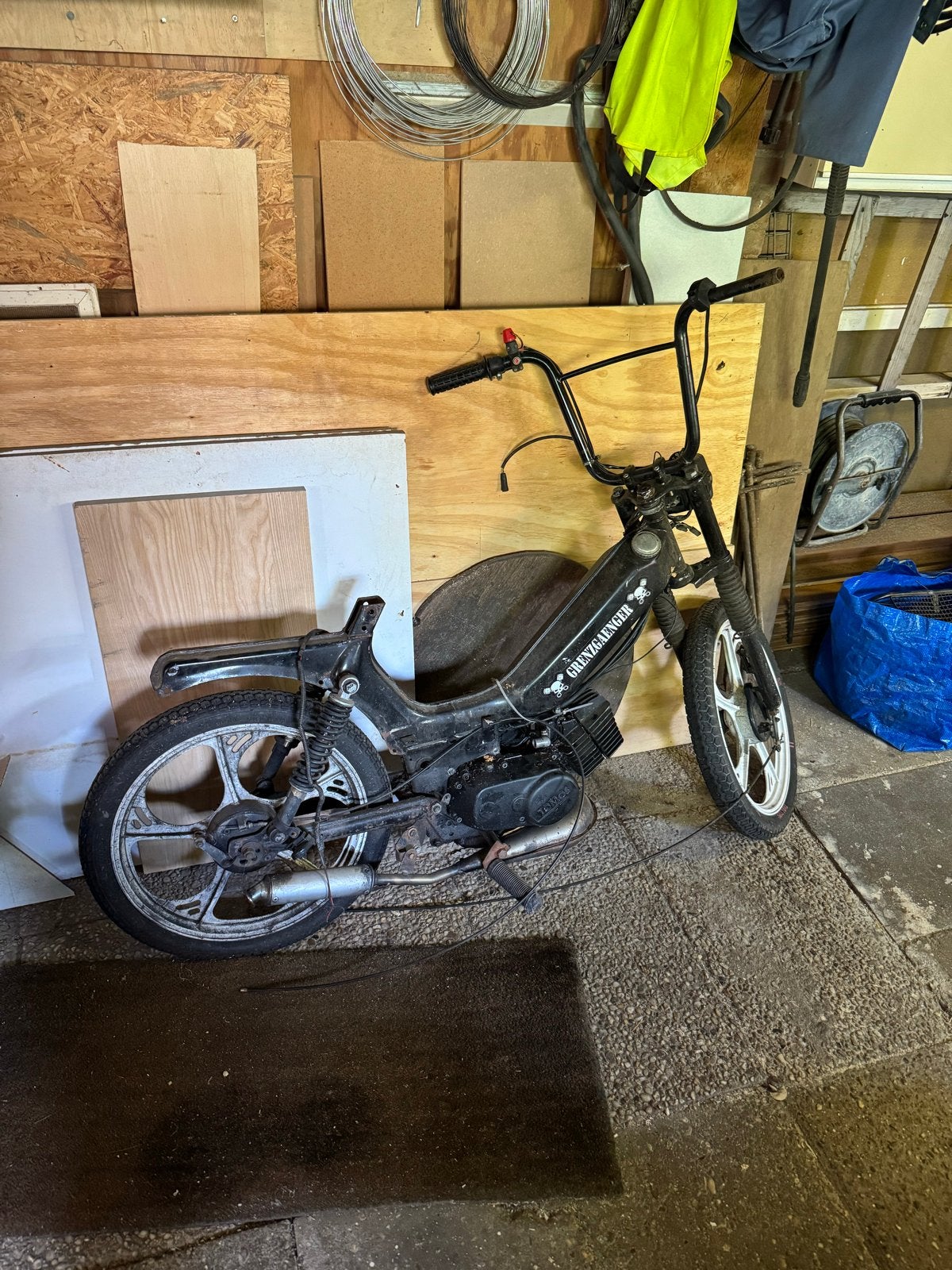 Tomos bromfiets project met kenteken - onderdelen en frame, Ophalen, Gebruikt, Overige modellen