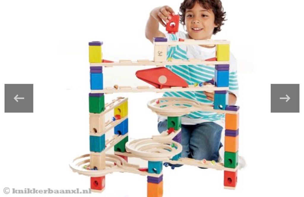 Hape Vertigo Knikkerbaan - Zo goed als nieuw, Kinderen en Baby's, Ophalen of Verzenden, Zo goed als nieuw, Jongen of Meisje