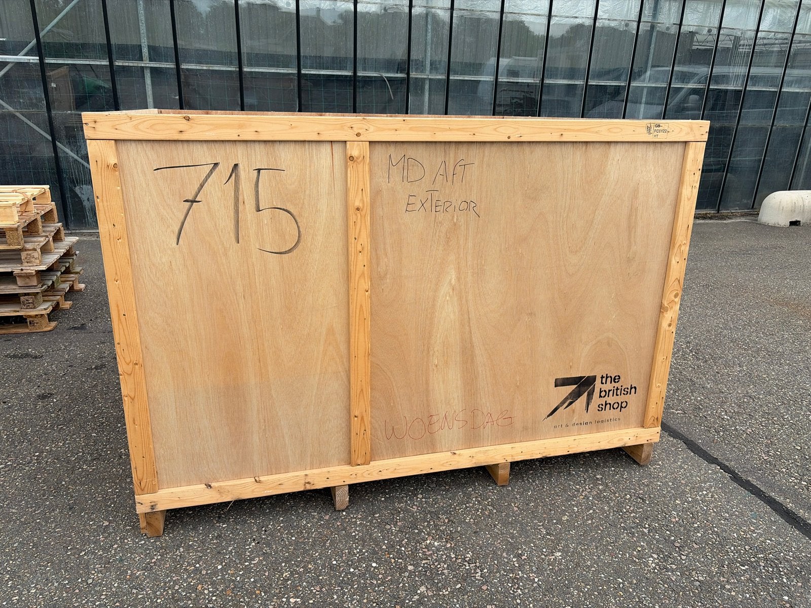 Gratis af te halen Grote houten kist, Ophalen, Gebruikt, 100 cm of meer, 60 cm of meer