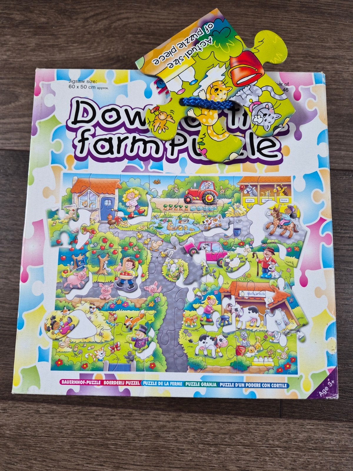 Down on the Farm Puzzel - Boerderij Puzzel, Ophalen of Verzenden, 10 tot 50 stukjes, Gebruikt, 4 tot 6 jaar