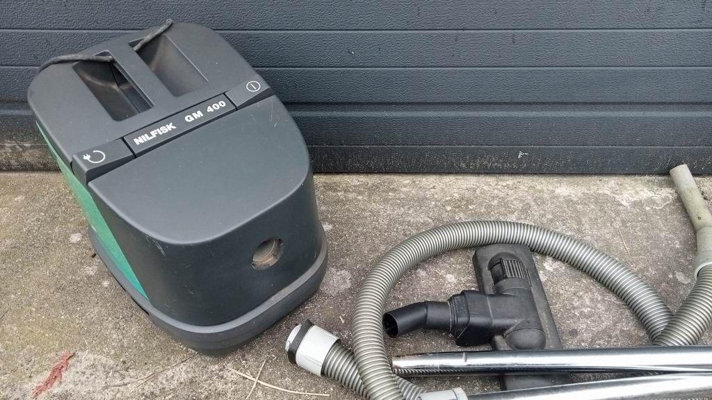 nilfisk gm 400, Ophalen of Verzenden, Gebruikt, Stofzak, 1200 tot 1600 watt