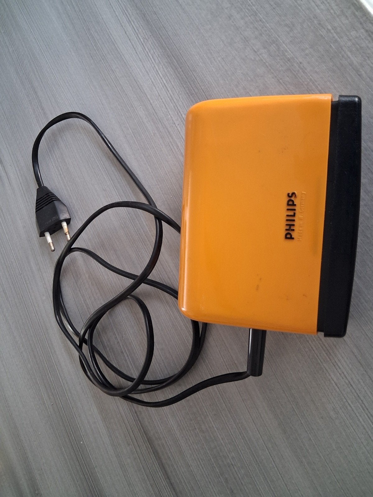 Vintage Philips haardroger oranje type HP 4114, Witgoed en Apparatuur, Ophalen of Verzenden, Gebruikt