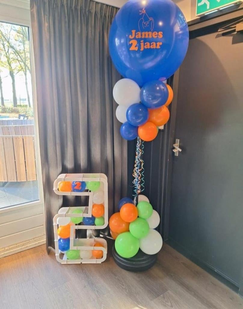 Feest ballon decoratie, Ophalen of Verzenden, Zo goed als nieuw, Geboorte of Huwelijk