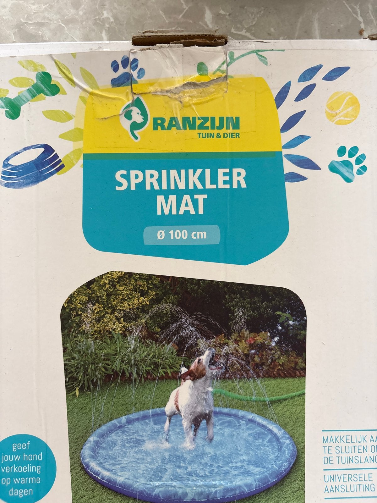 Hond sprinkler mat waterspeeltje, Ophalen of Verzenden, Zo goed als nieuw