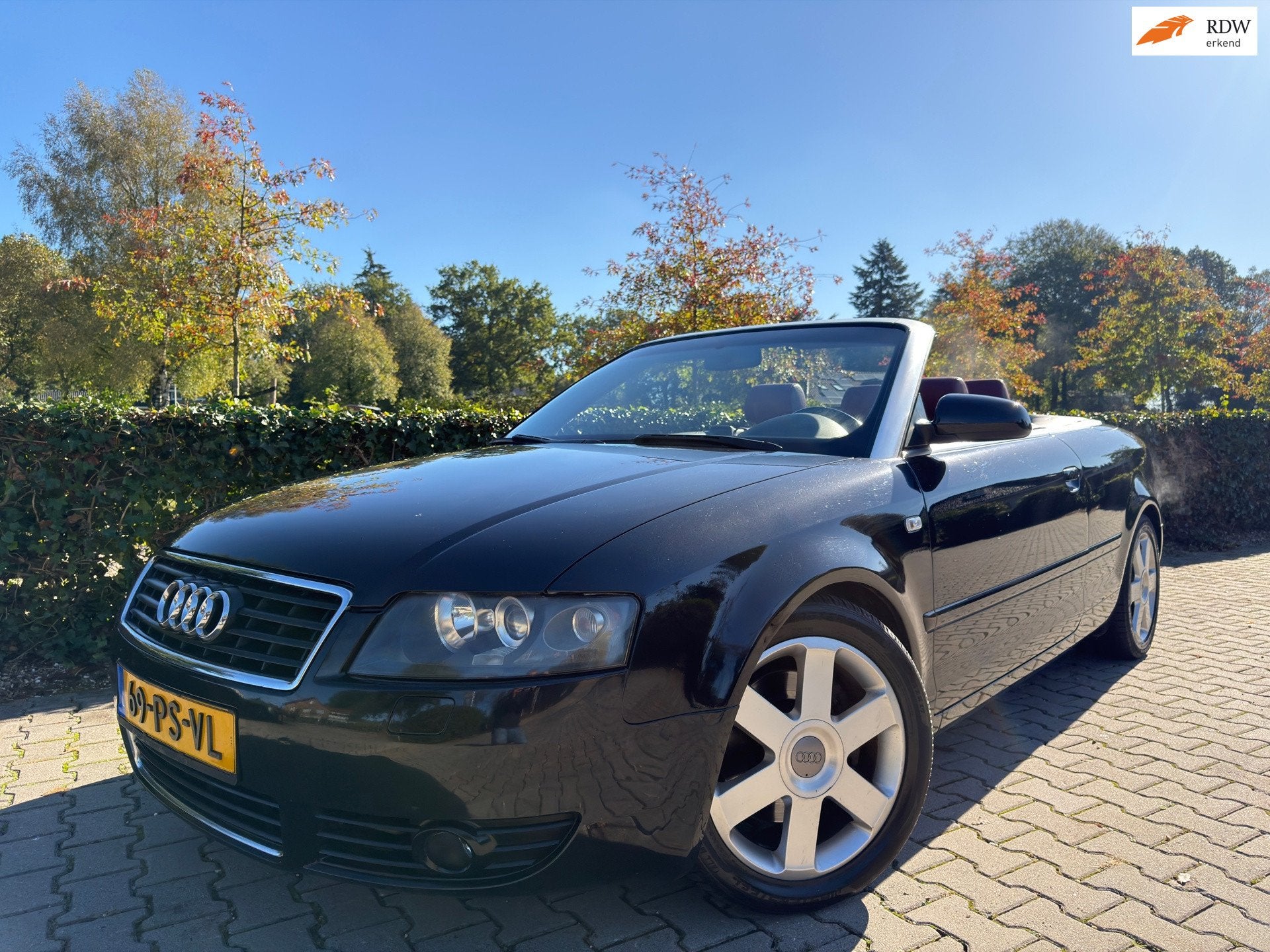 Audi A4 Cabriolet 3.0 V6 Pro Line Automaat , ZGAN Cabrio Kap, Gebruikt, Cabriolet, 4 stoelen, Zwart