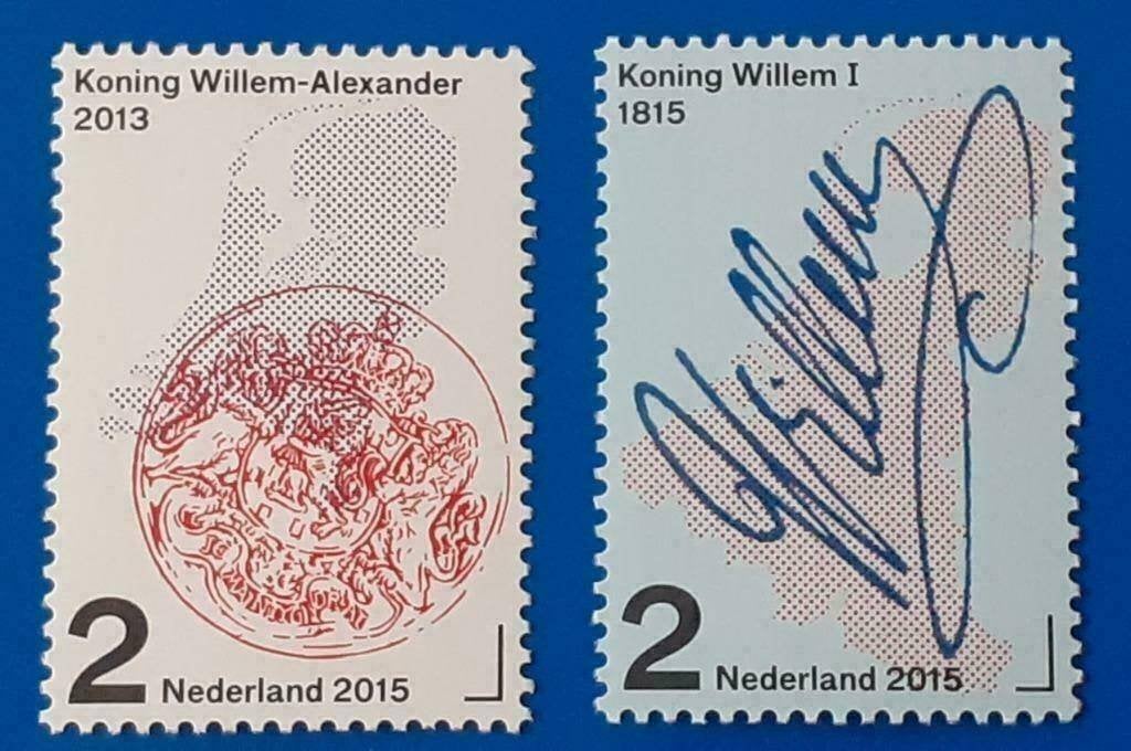NVPH 3273-3274 2015 - 200 jaar Koninkrijk der Nederlanden, Verzenden, Na 1940, Postfris