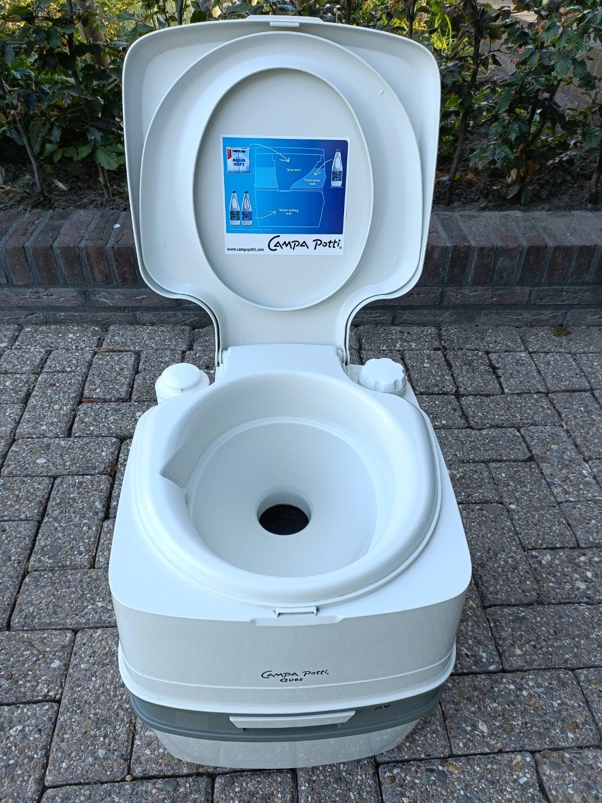 Thetford Campa Potti Qube draagbaar toilet, Ophalen of Verzenden, Zo goed als nieuw