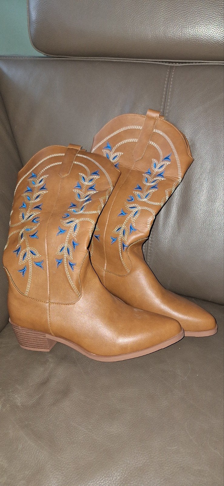 Nieuwe cowboylaarzen maat 41, Hoge laarzen, Bruin, Nieuw, Ophalen of Verzenden